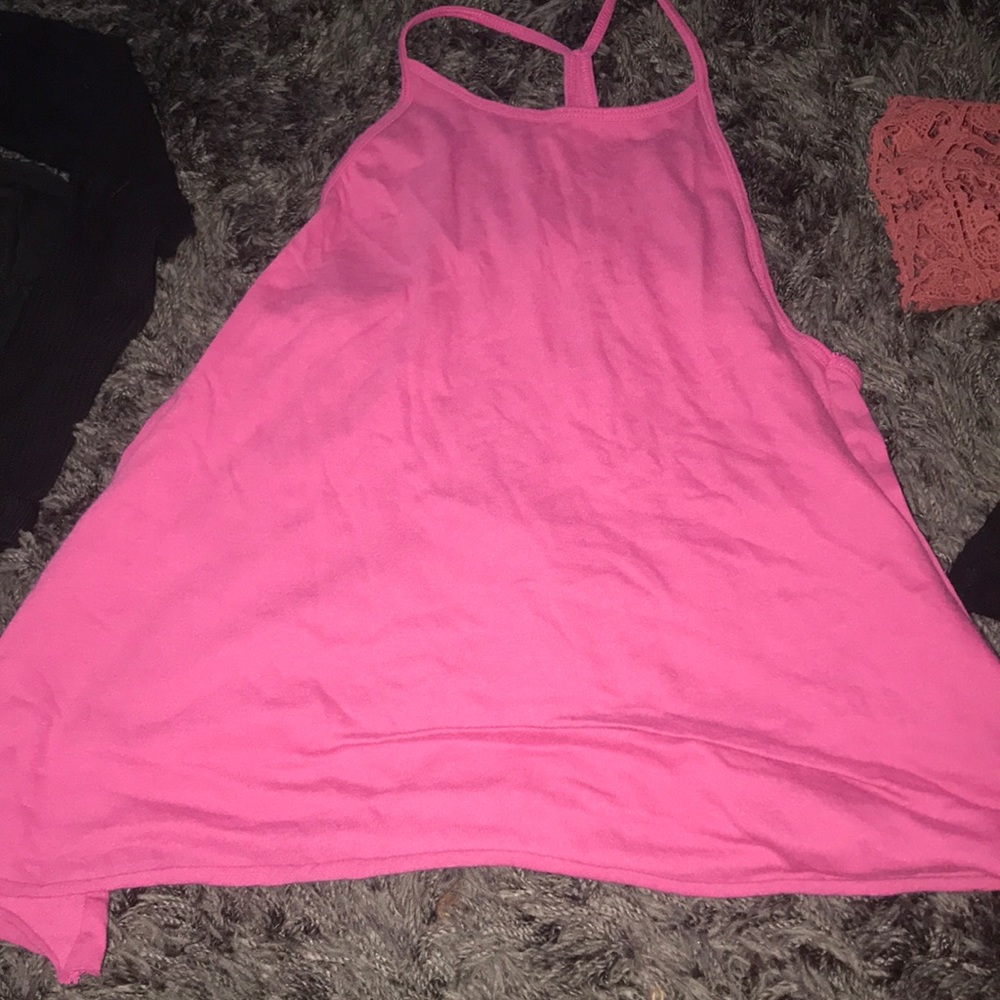 Pink tank top from hollister